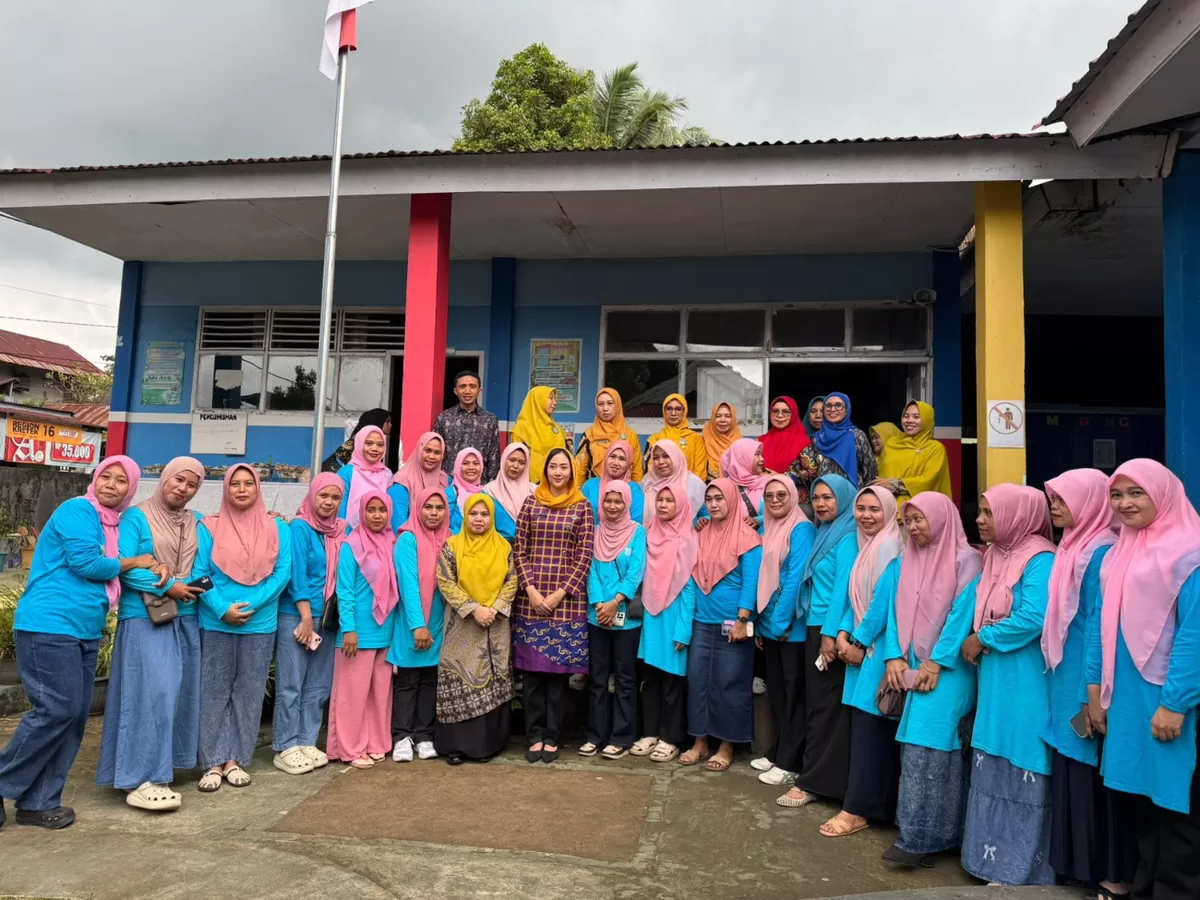 Bunda PAUD Bantaeng Gunya Paramasukhaputri kunjungi TK Pertiwi.