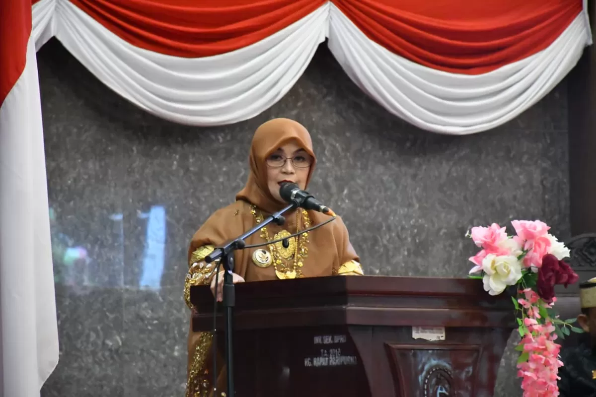 Bupati Sinjai Hj Ratnawati Arif di HJS ke-462 tahun.
