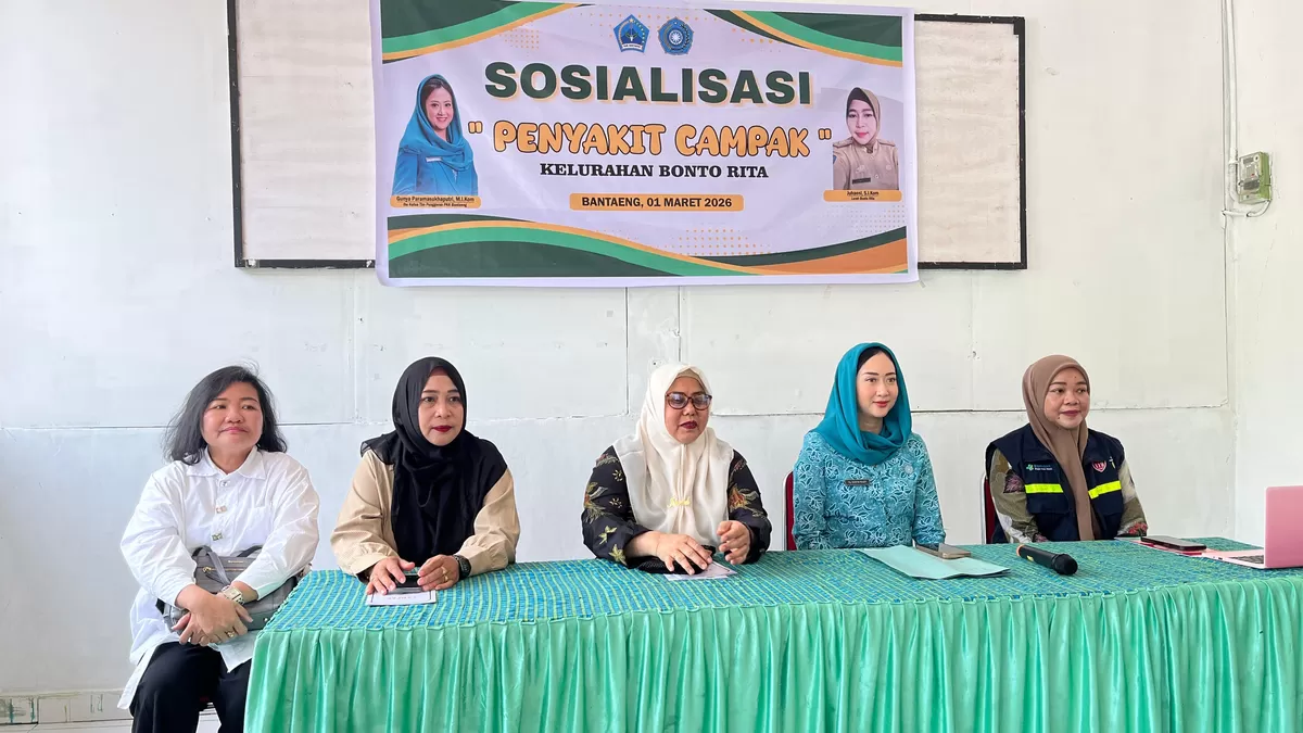 TP PKK Bantaeng gandeng Dinas Kesehatan sosialisasi campak.