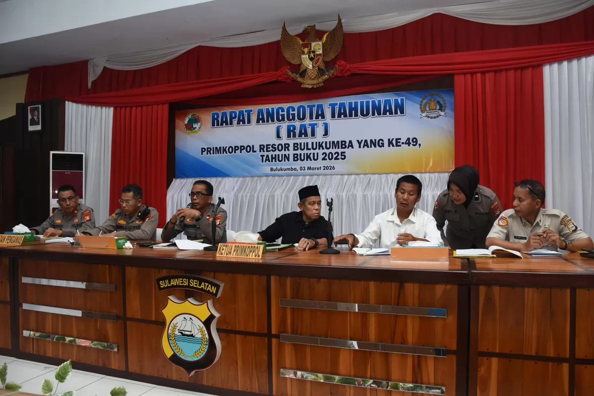 Polres Bulukumba menggelar Primer Koperasi Kepolisian (Primkoppol) menggelar RAT.