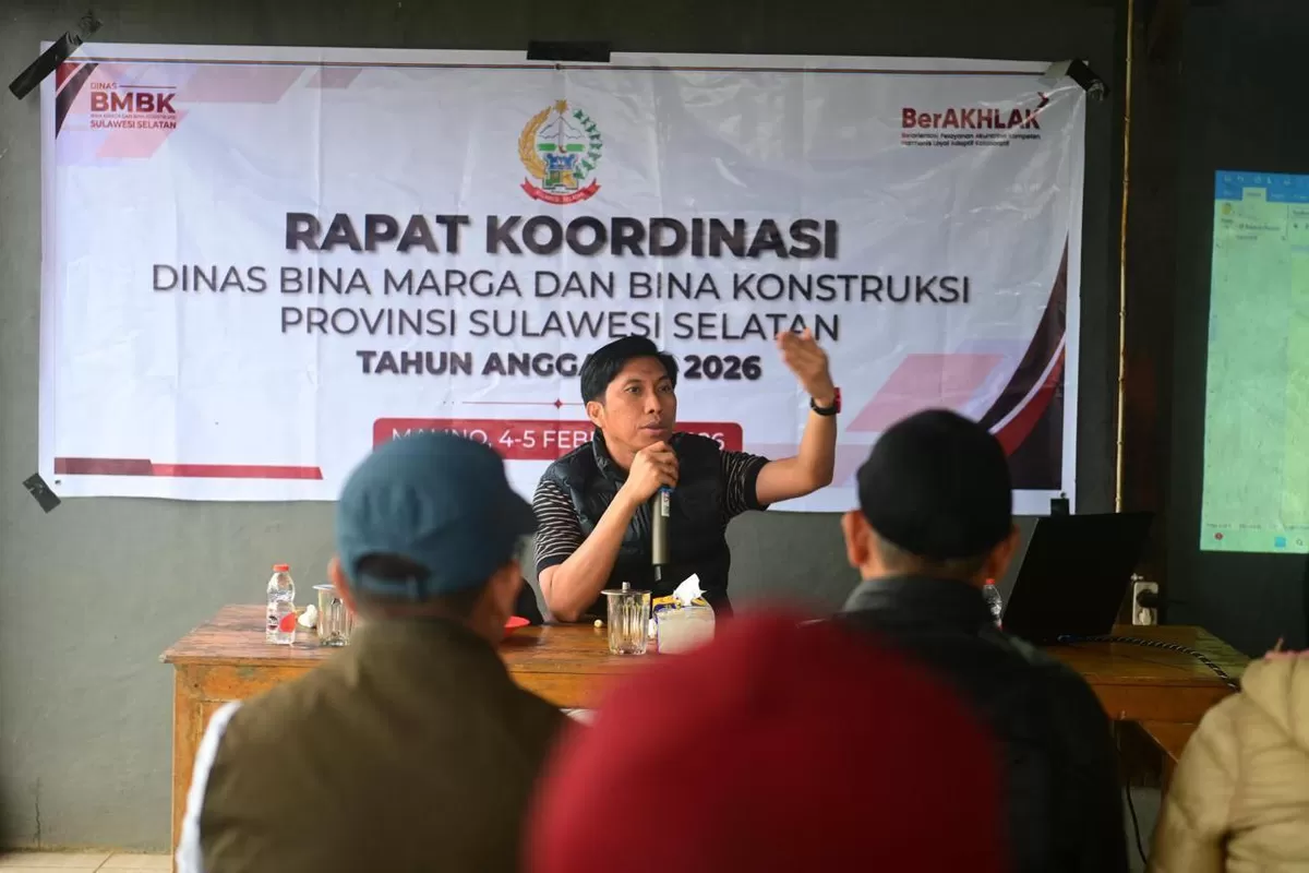 Kepala Dinas Bina Marga dan Bina Konstruksi Sulsel, Andi Ihsan.