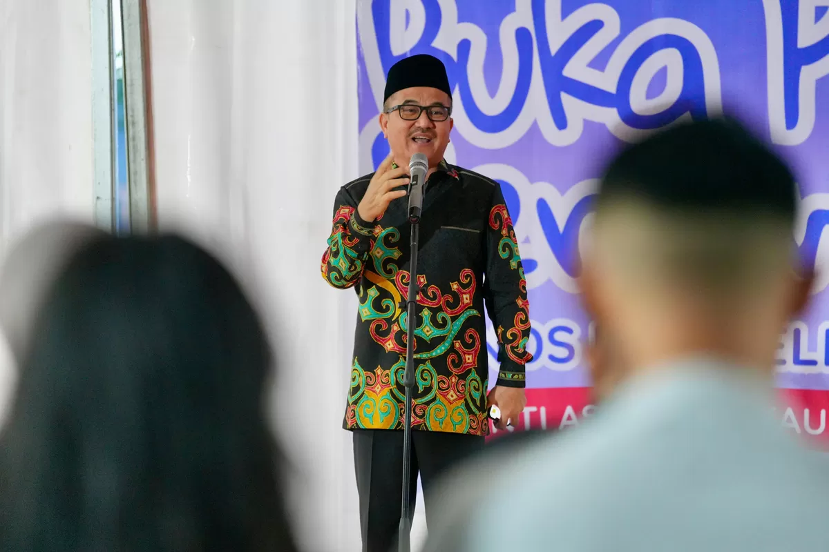 Sekda Sulsel Jufri Rahman tekankan pendidikan milai dasar di buka puasa Kidsstar Hoplin Preschool.