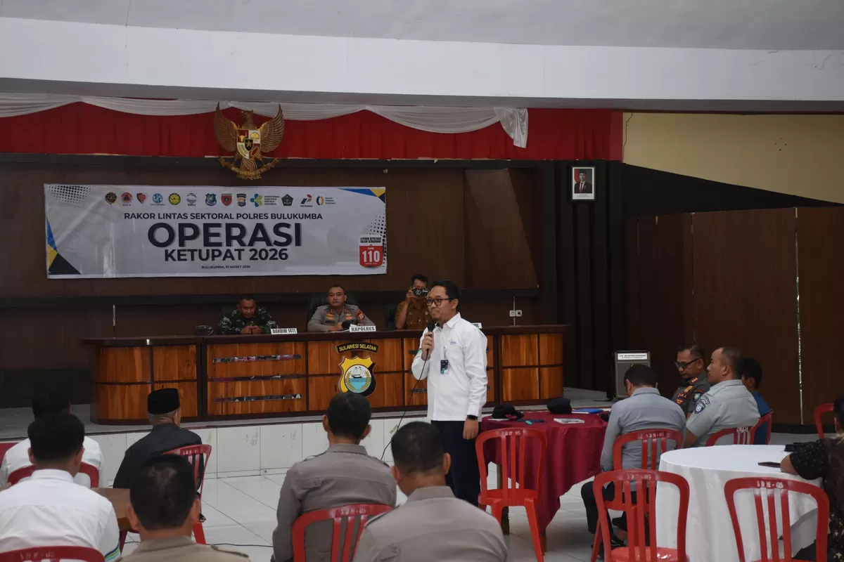 Polres Bulukumba gelar Rakor Lintas Sektoral Operasi Ketupat 2026.