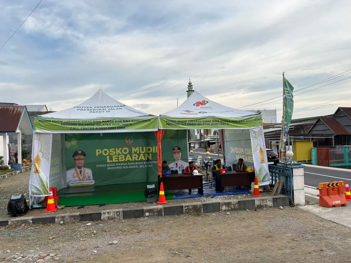 Pemprov Sulsel dirikan posko mudik lebaran di sepanjang jalan MYP.