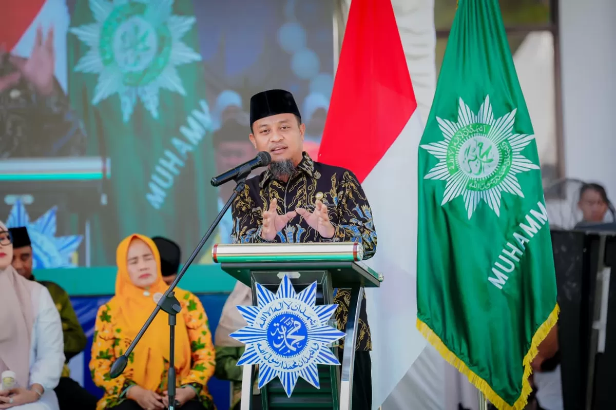 Gubernur Sulsel Andi Sudirman Sulaiman hadiri Syawalan Muhammadiyah.