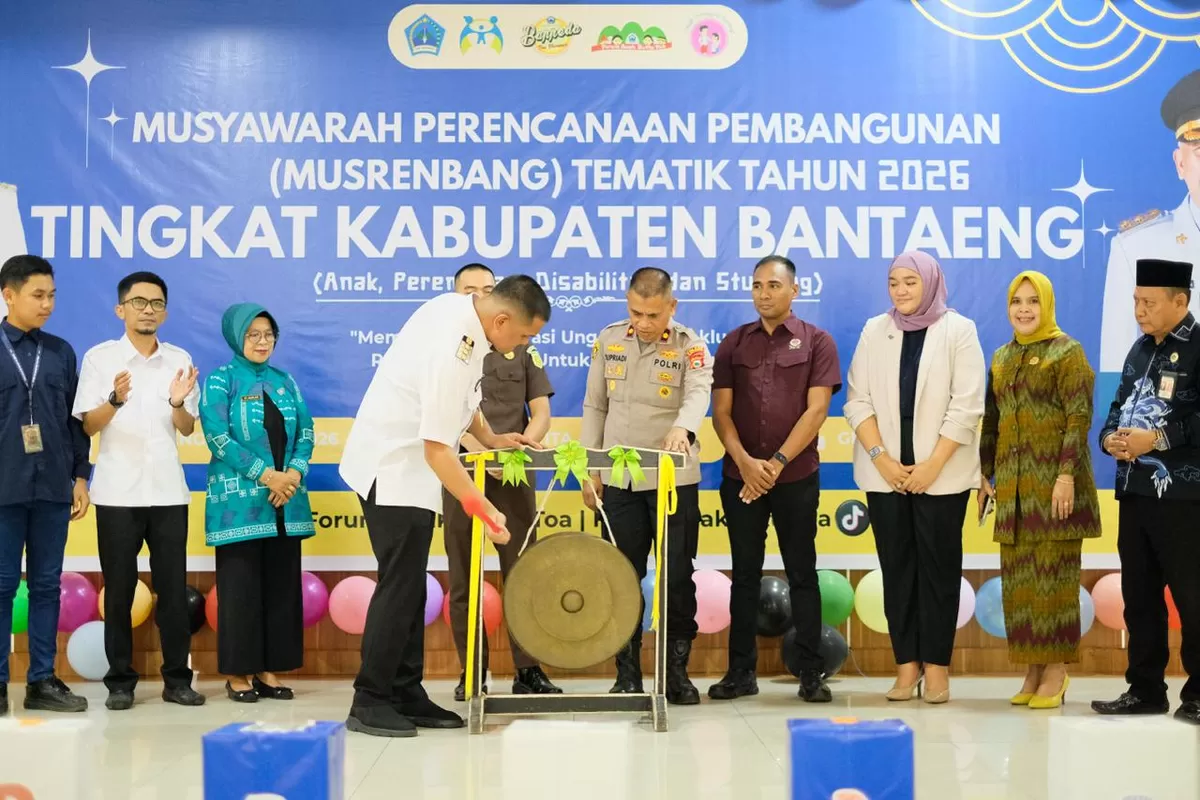 Musrenbang Tematik 2026 resmi dibuka.