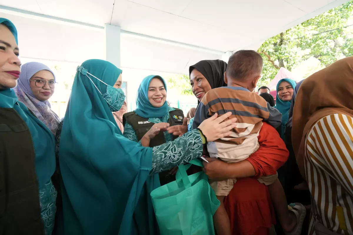 Ketua Tim Penggerak PKK Sulsel Naoemi Octarina Sudirman.