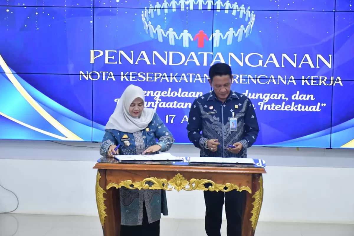 Bupati Sinjai Hj Ratnawati Arif kerjasama dengan Kemenkum Sulsel.