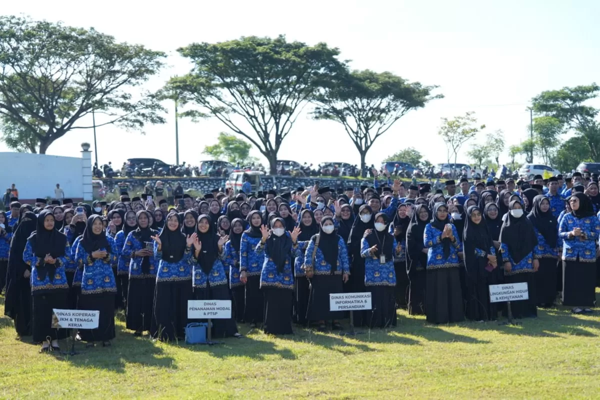 ASN Sinjai mengikuti upacara Hari Kesadaran Nasional (HKN) 2026.
