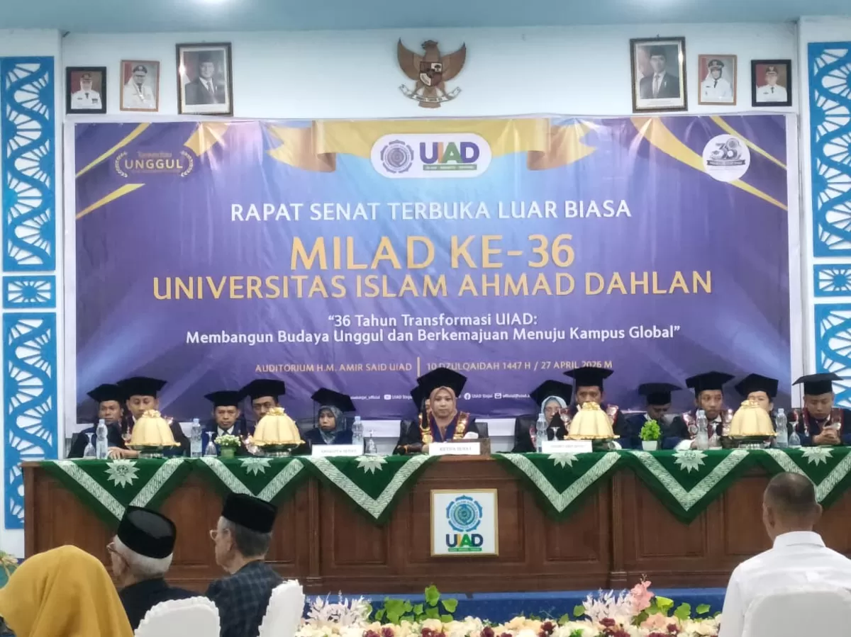 Rapat senat terbuka Milad ke-36 Universitas Islam Ahmad Dahlan.