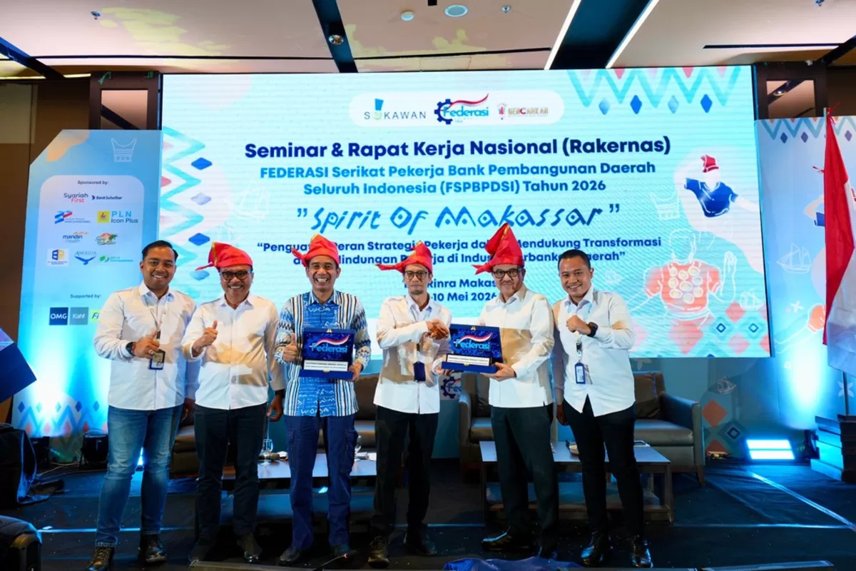 Sekda Sulsel Jufri Rahman hadiri Rakernas FSP BPD SI.