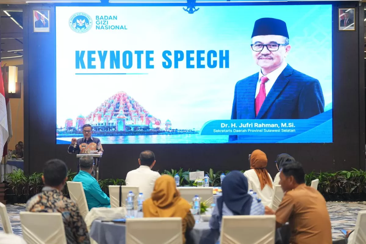 Sekda Sulsel Jufri Rahman Jufri Rahman dorong percepatan sertifikasi Higiene Sanitasi SPPG.