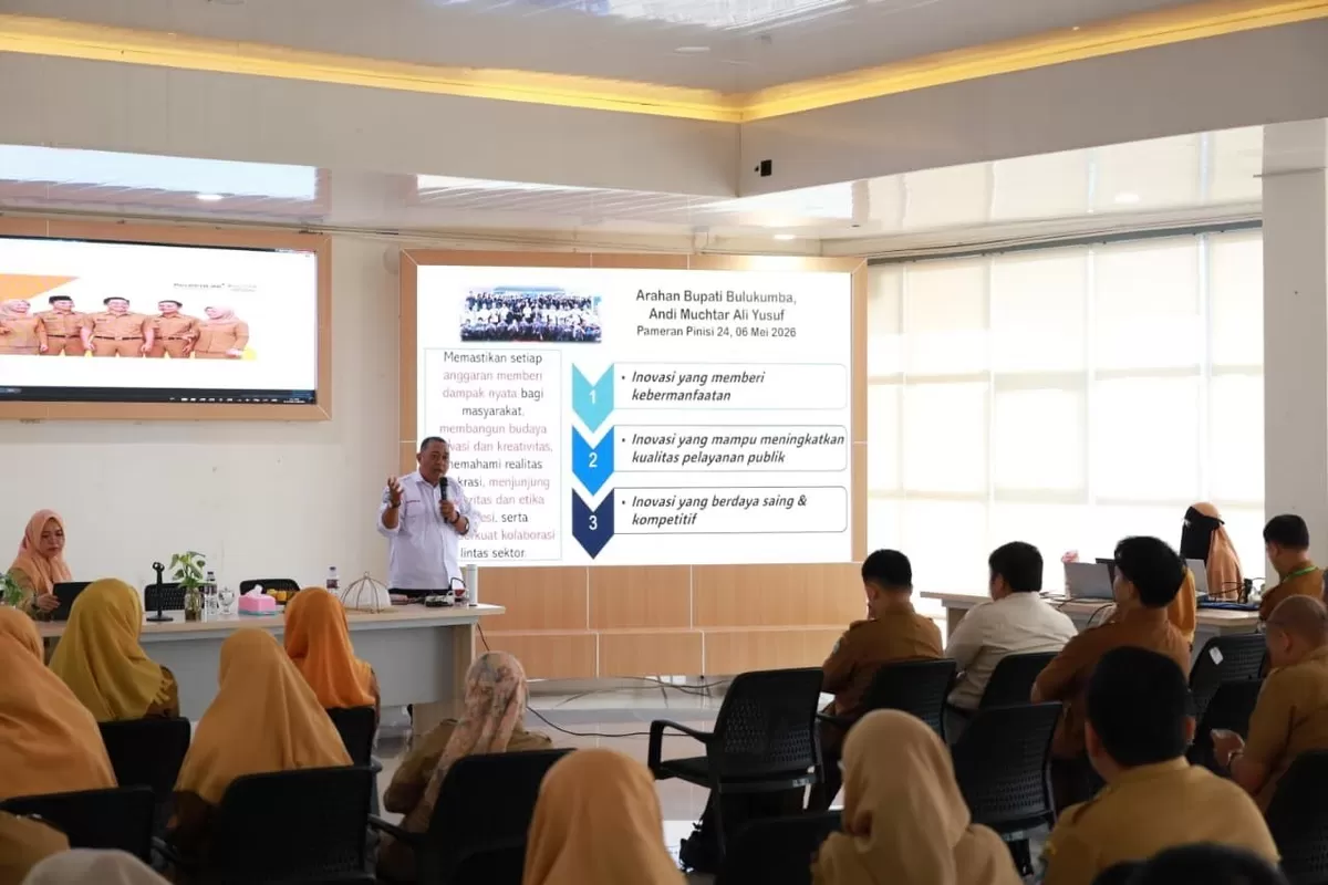 100 ASN ikut coaching clinik IGA Award di Ruang Kahayya, Lantai 4 Gedung Pinisi.