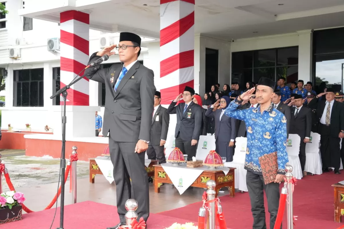 Asisten Pemerintahan dan Kesra Setdakab Andi Irwansyahrani Yusuf jadi Irup.