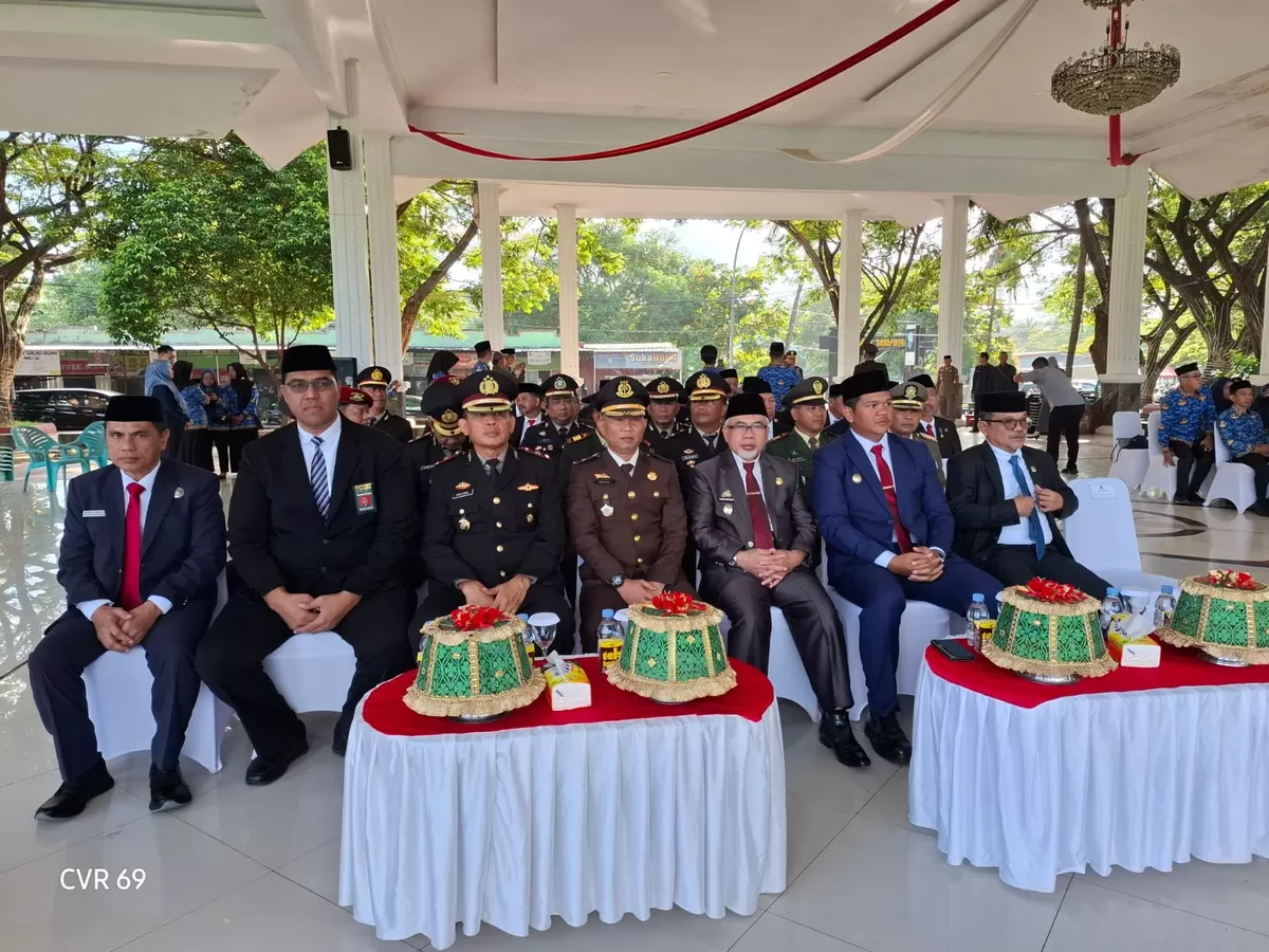 Bupati Bantaeng M Fathul Fauzy Nurdin hadiri upacara peringatan Hari Lahir Pancasila. 