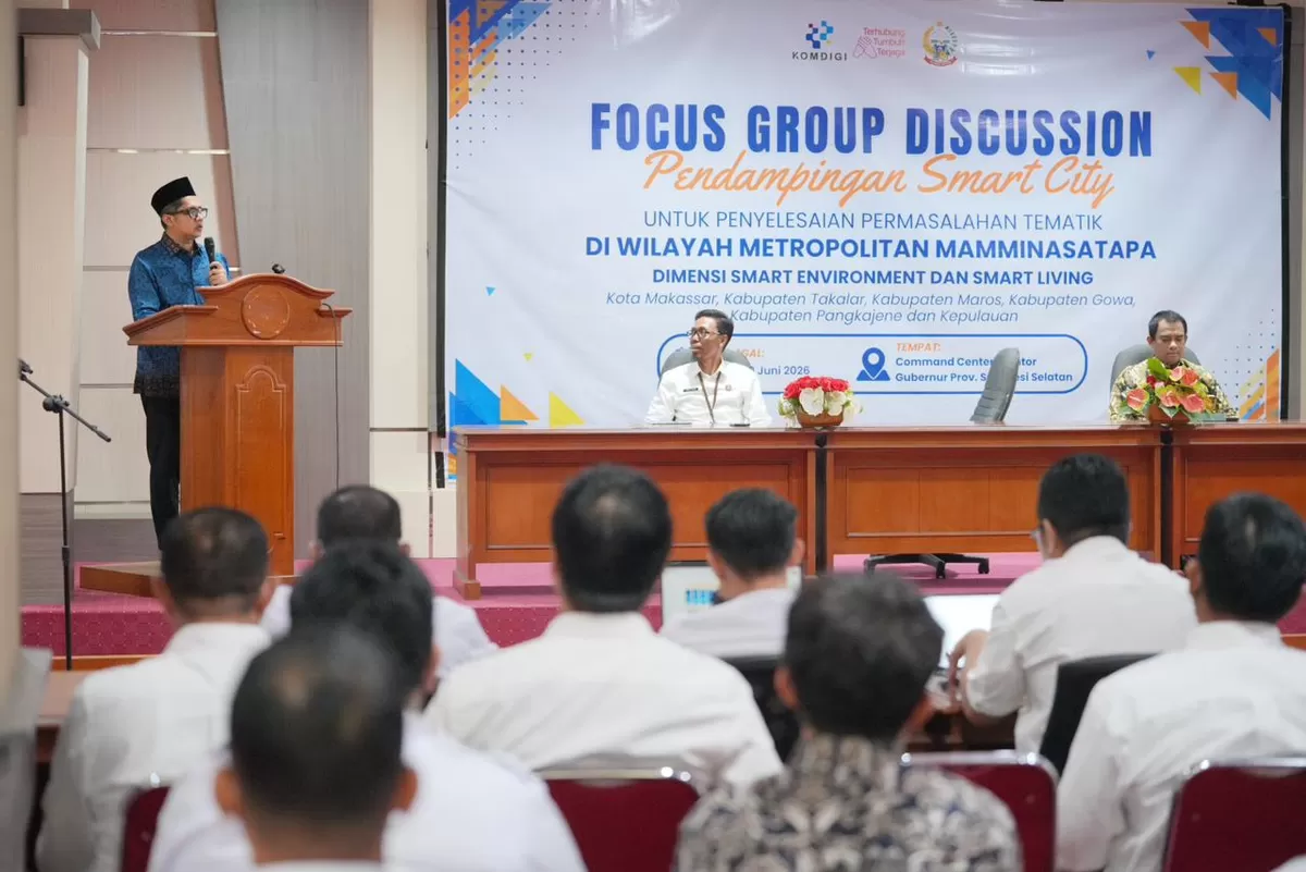 Pemprov Sulsel percepat Smart City Mamminasata untuk layanan publik digital.