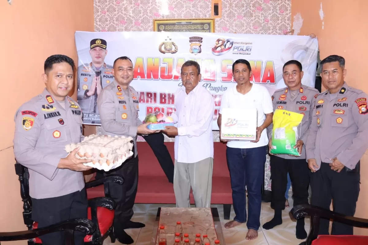 Kapolres Bulukumba AKBP Restu Wijayanto melakukan Anjangsana.