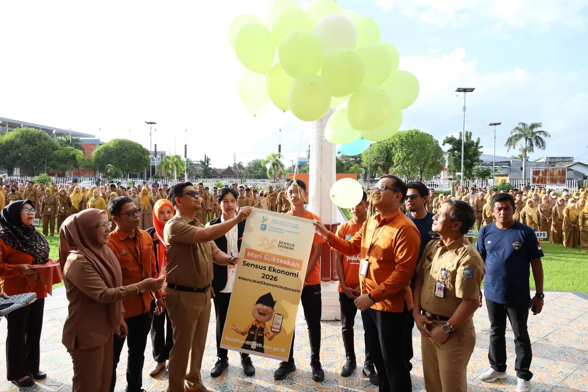 Wakil Bupati Bulukumba Andi Edy Manaf lepas petugas Sensus Ekonomi 2026.