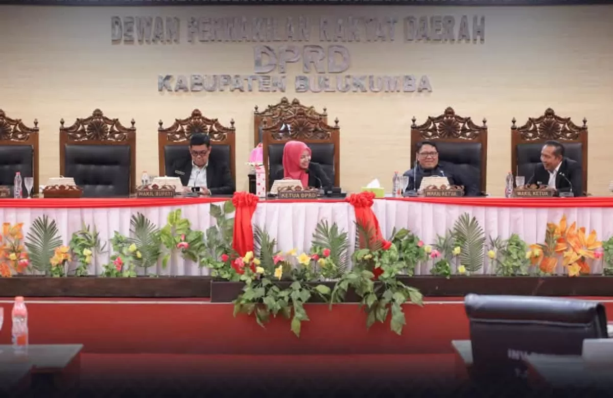 Paripurna DPRD Bulukumba terkait Pertanggungjawaban Bupati dan Wakil Bupati Bulukumba.