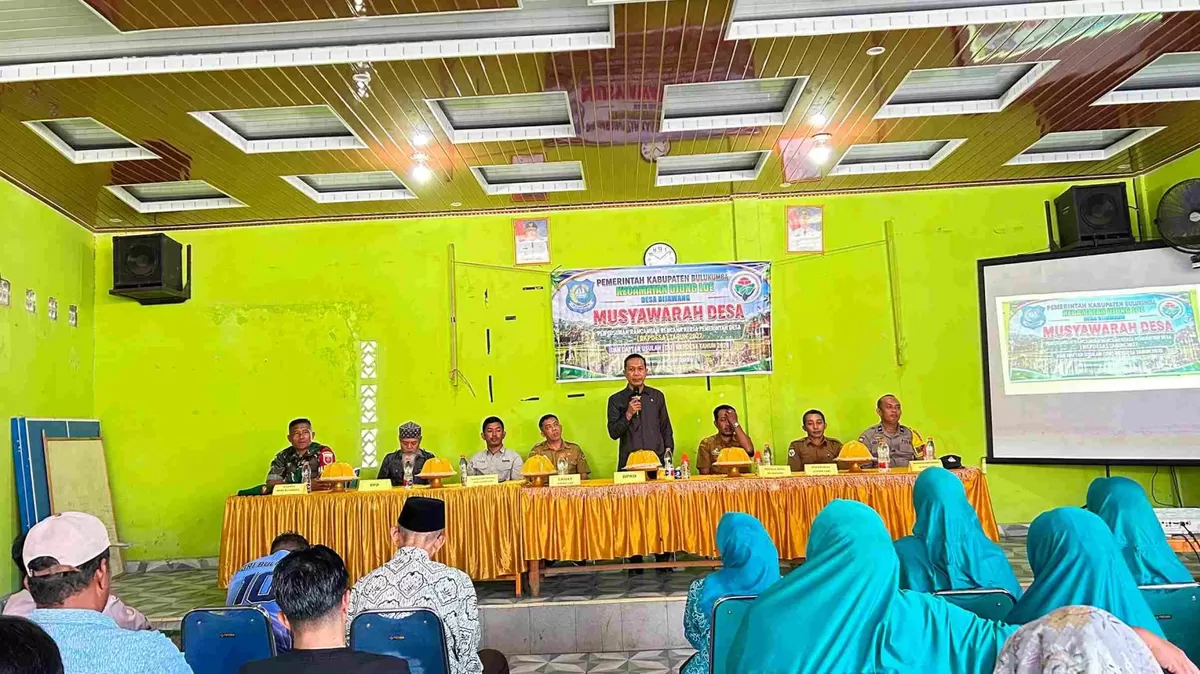 Wakil Ketua DPRD Bulukumba Syahruni Haris hadiri Musrenbang Desa Bijawang.