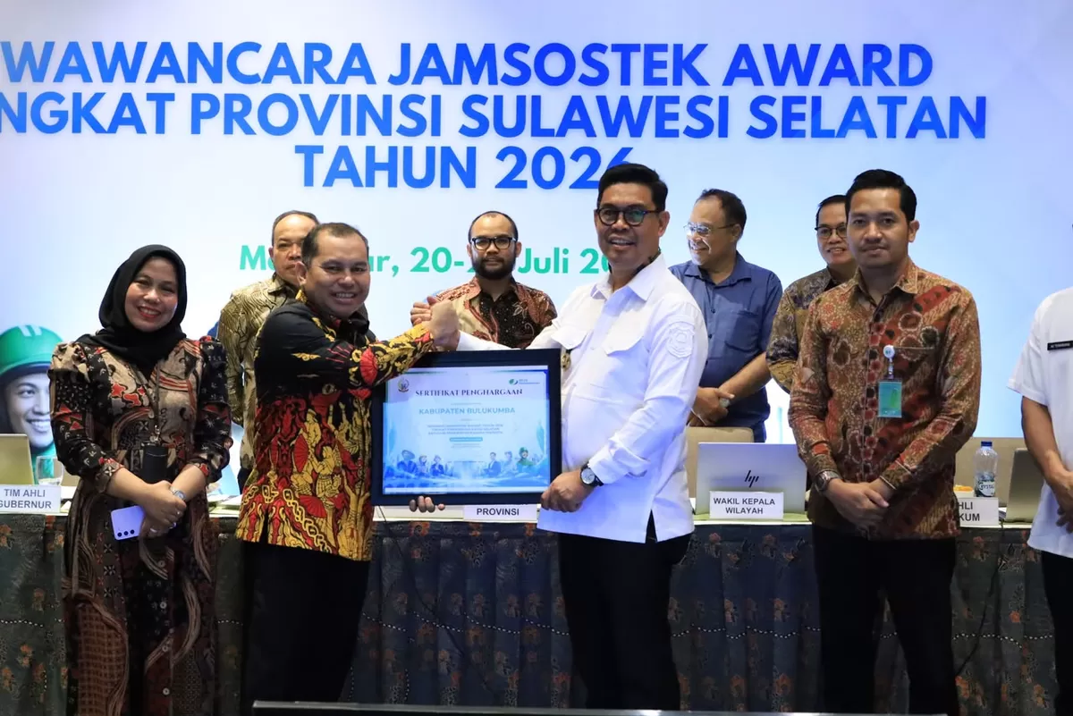 Wakil Bupati Bulukumba Andi Edy Manaf hadiri wawancara dengan Jamsostek Award 2026