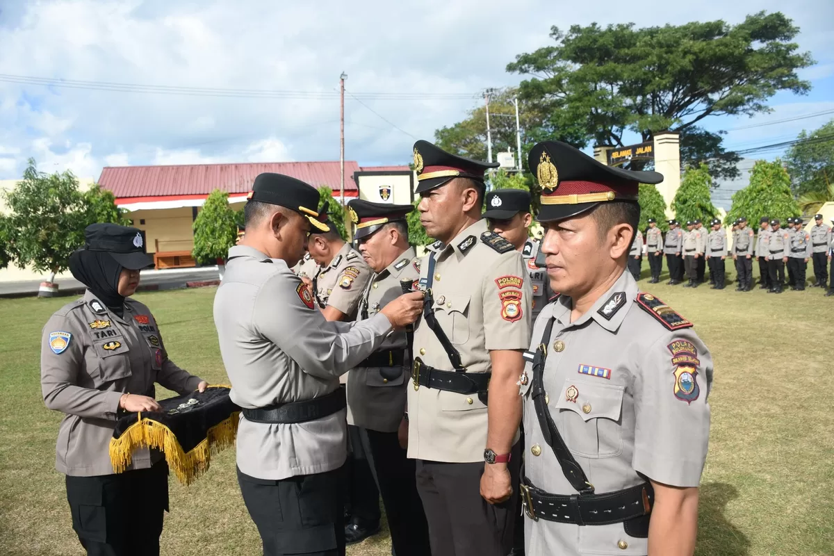 Kapolres Bulukumba. AKBP Stephanus Luckyto Andri Wicaksono pimpina pergantian sejumlah PJU.