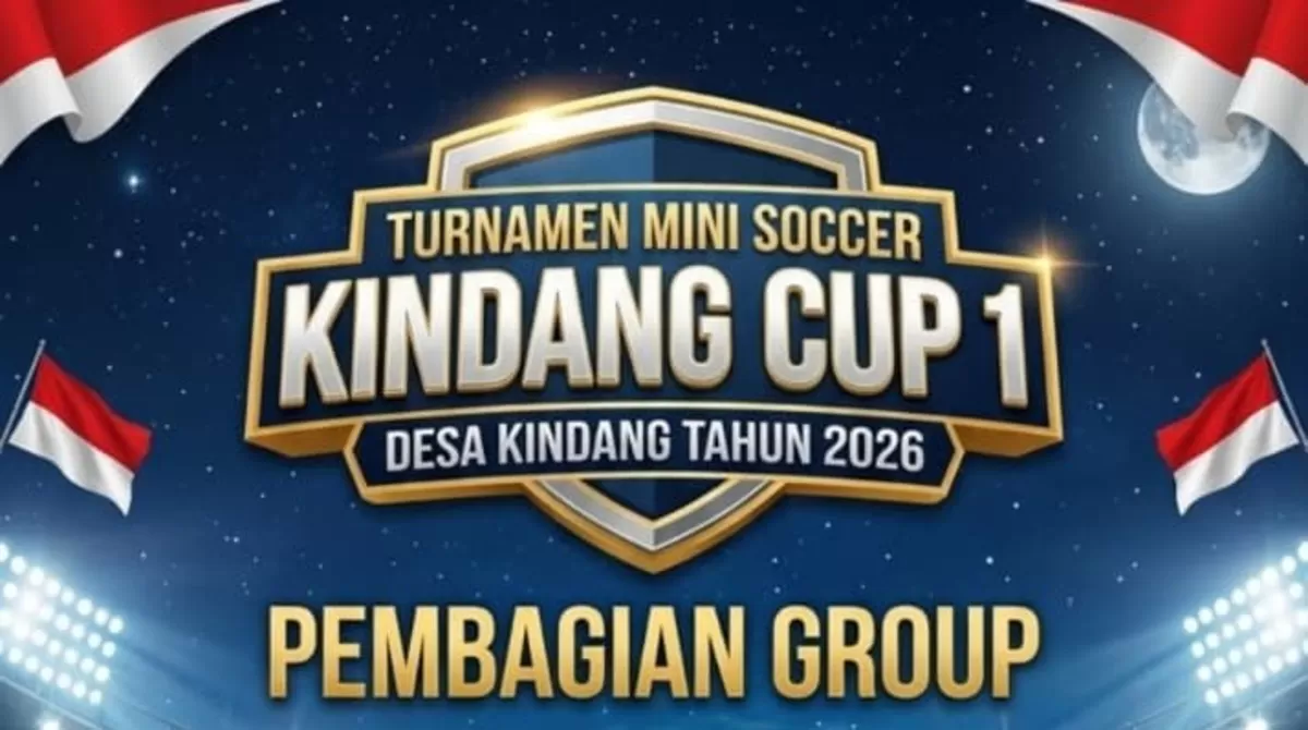 Pembagian Group Turnamen Mini Soccer Kindang Cup 2026.