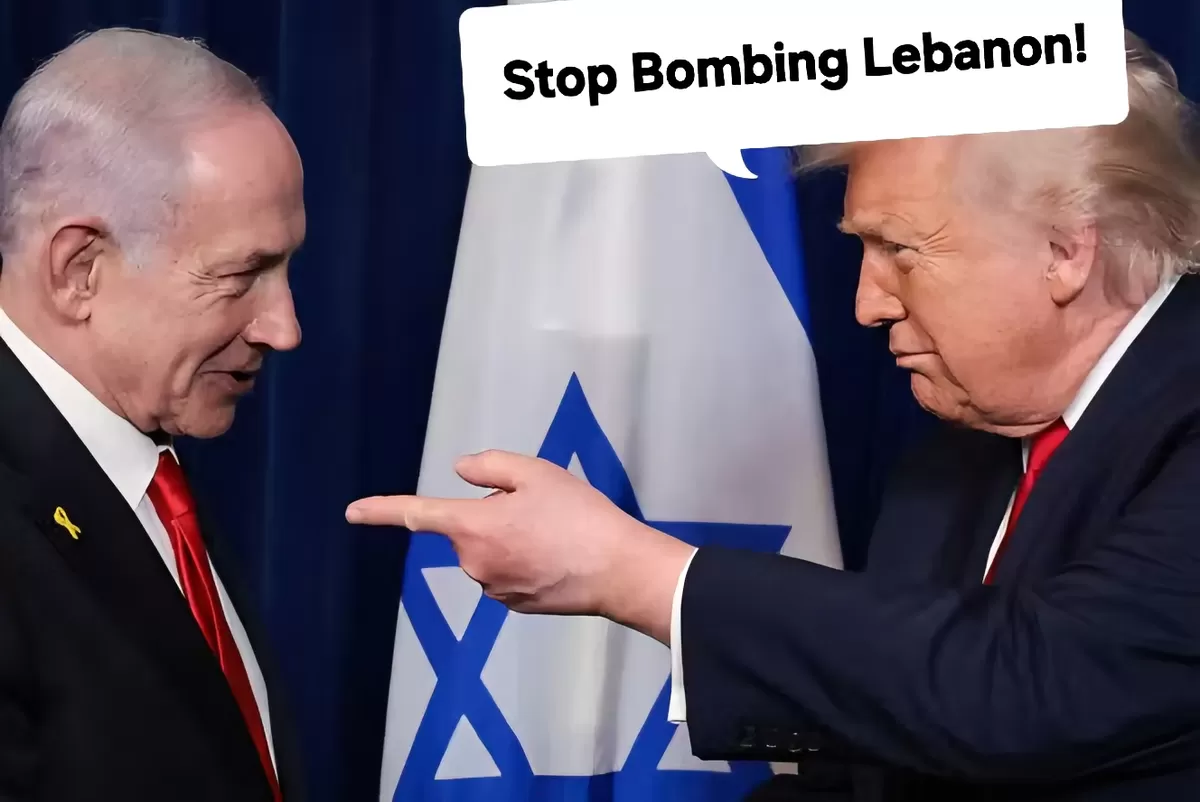 Presiden Donald Trump minta Israel stop bom Lebanon