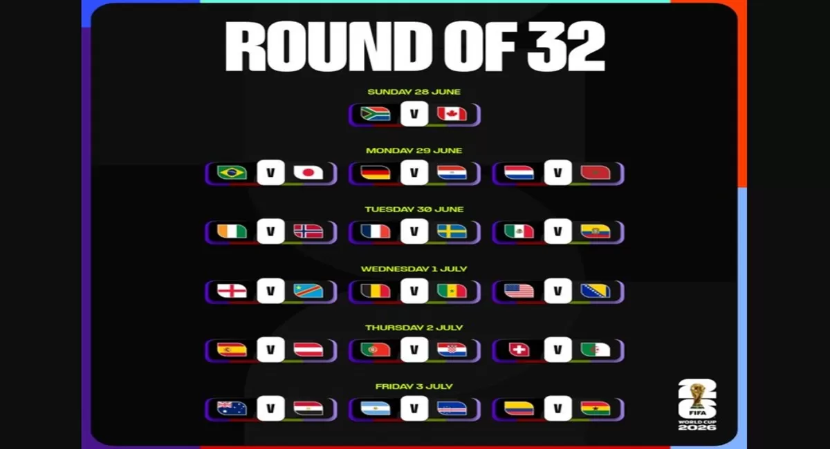 Babak 32 besar Piala Dunia 2026. (x.com/FIFAWorldCup)