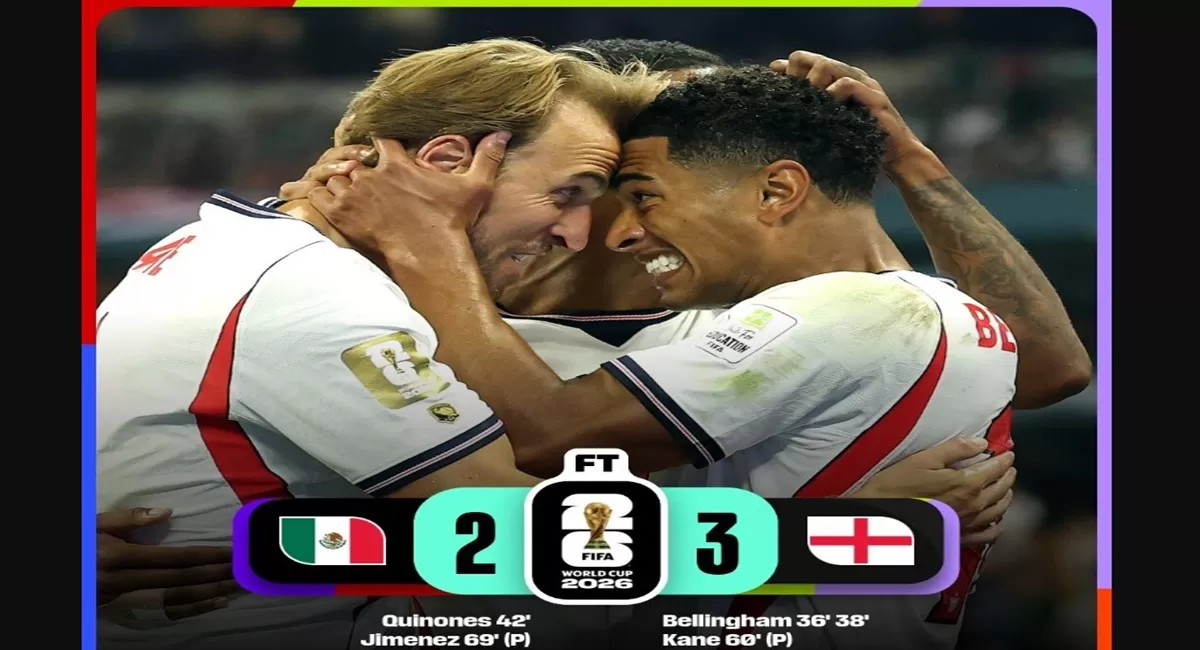 Inggris kalahkan Meksiko di Piala Dunia 2026. (x.com/FIFAWorldCup)