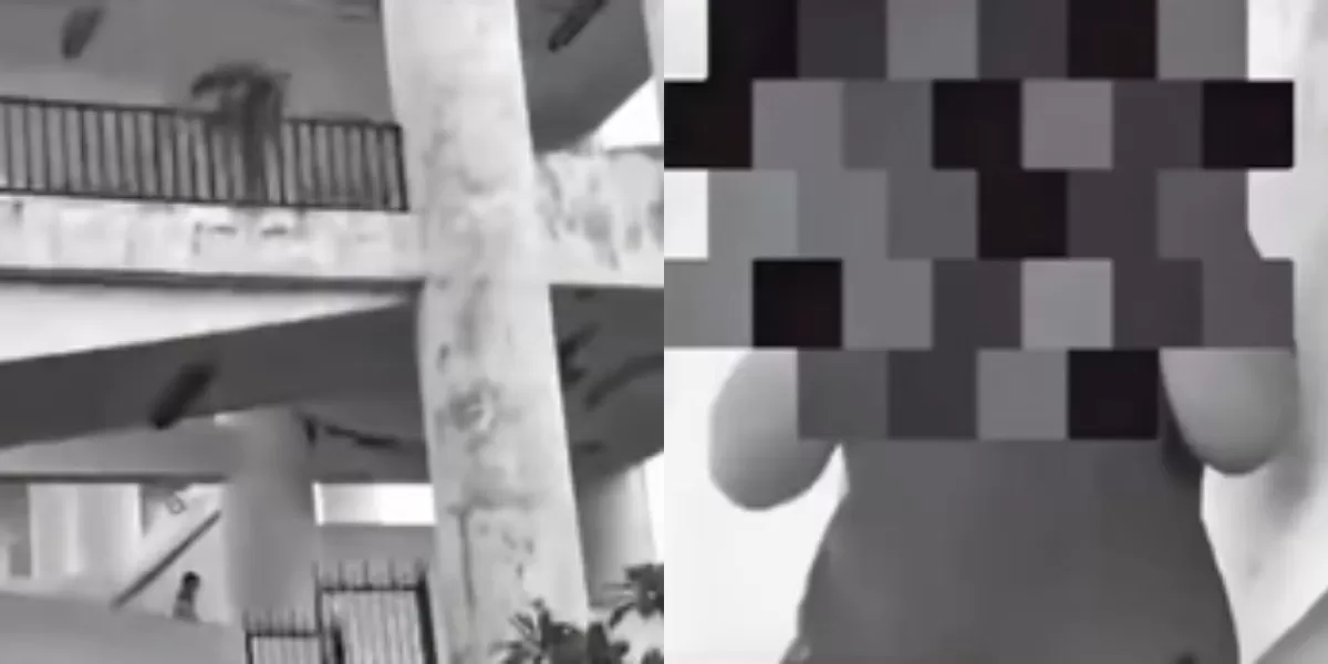 Menyoroti insiden viral terkait kasus siswa SD terjatuh dari lantai 3 pada kawasan Pasar Serangan, Bali. (Instagram.com/@trends24h)