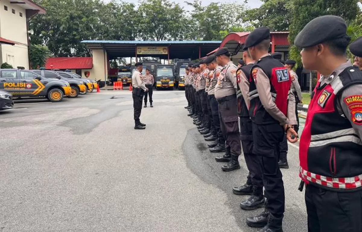 Sat Samapta Polresta Barelang Gelar Apel Kontijensi Pasca Libur Tahun Baru 2026