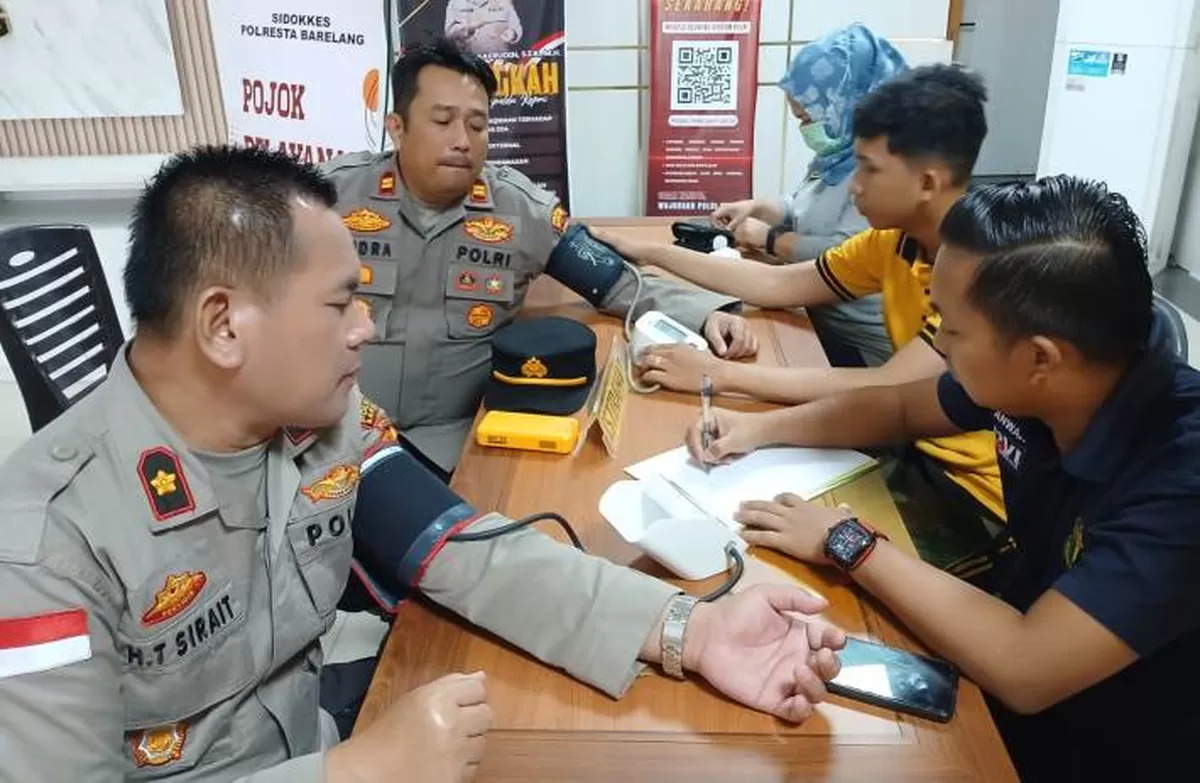 Sidokkes Polresta Barelang Gelar Pojok Yankes untuk Tingkatkan Kesehatan Personel