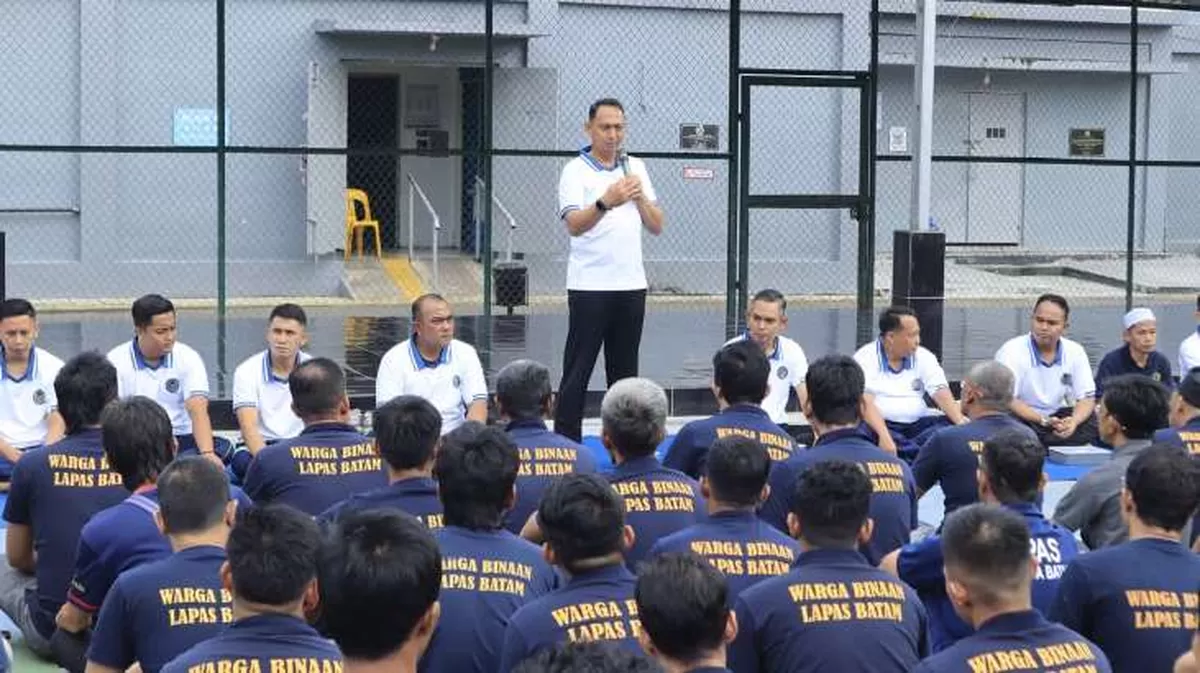 Lapas Batam Gelar Makan Bersama Petugas dan Warga Binaan