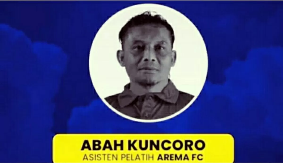 Asisten pelatih Arema FC Abah Kuncoro meninggal (Instagram) 