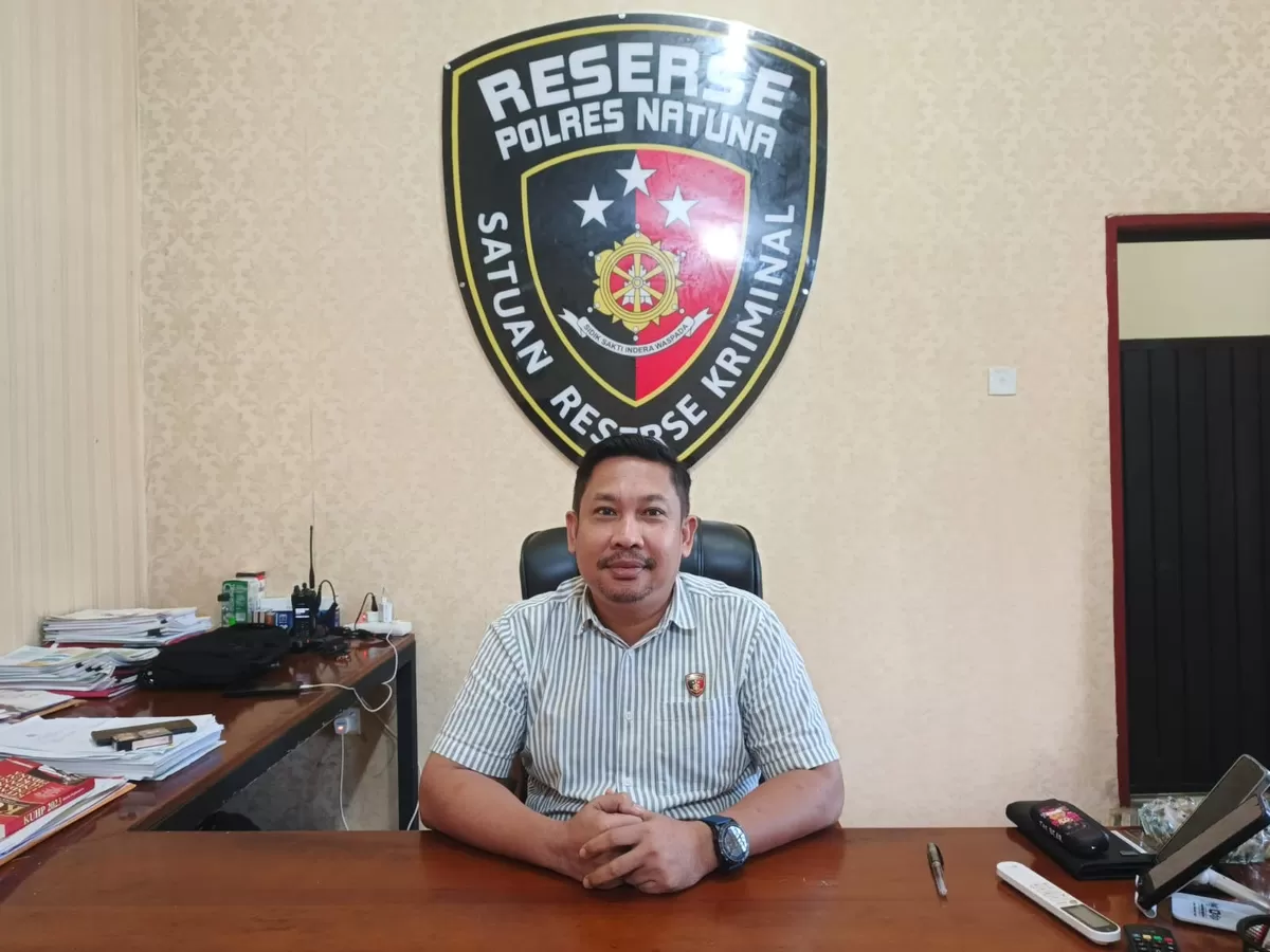 Kasatreskrim Polres Natuna, Iptu Richie Putra. 