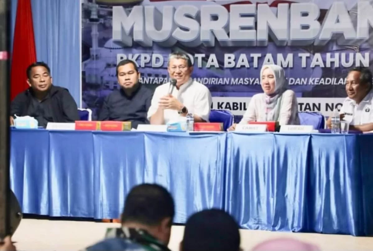 Sekretaris Daerah (Sekda) Kota Batam, Firmansyah, mewakili Wali Kota Batam, Amsakar Achmad, dan Wakil Wali Kota Batam, Li Claudia Chandra, menghadiri Musyawarah Perencanaan Pembangunan