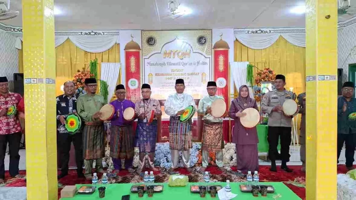 MTQH XX Tingkat Kelurahan Tanjung Unggat Dimulai, Camat Bukit Bestari Berikan Semangat