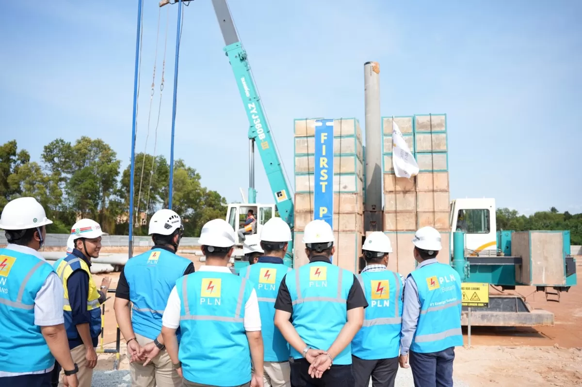 PLN Batam Gelar First Piling Proyek PLTGU Batam #1 120 MW, Perkuat Sistem Kelistrikan dan Dorong Ekonomi Batam
