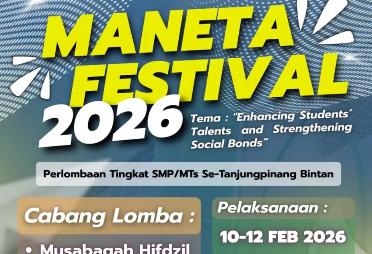 Gebrakan Baru, Maneta Festival 2026 Hadir Perdana Wadahi Bakat Siswa se-Tanjungpinang Bintan