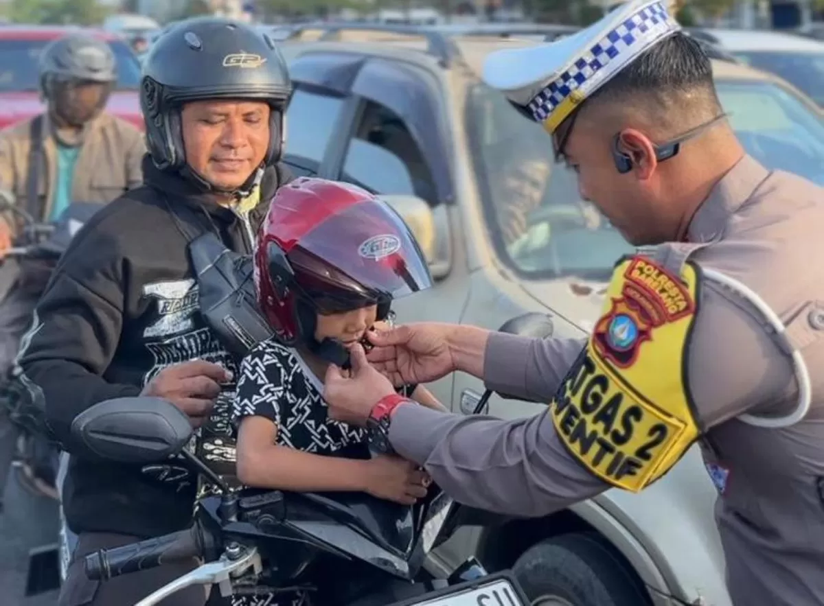 Satlantas Polresta Barelang Beri Apresiasi Pengendara Tertib, Dukung Zero Accident