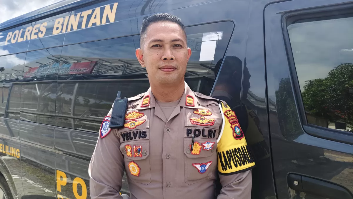 Kasatlantas Polres Bintan, Iptu Yelvis Oktaviano. 