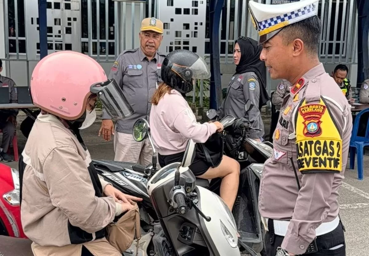 Razia Gabungan Ops Keselamatan Seligi 2026, Satlantas Polresta Barelang Tingkatkan Disiplin Berlalu Lintas