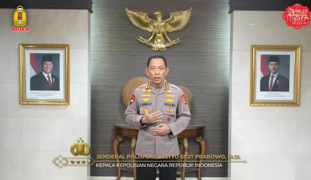 Kapolri Jenderal Polisi Listyo Sigit Prabowo memberikan ucapan selamat bagi umat Konghucu di seluruh penjuru Tanah Air