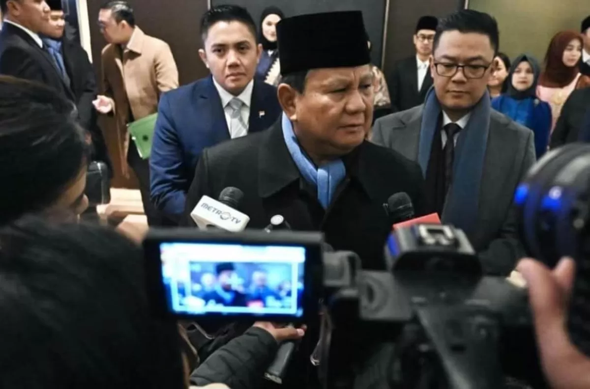 Presiden Prabowo memberikan keterangannya kepada wartawan di Washington DC, Amerika Serikat, pada Sabtu, 21 Februari 2026. Foto/Ist.