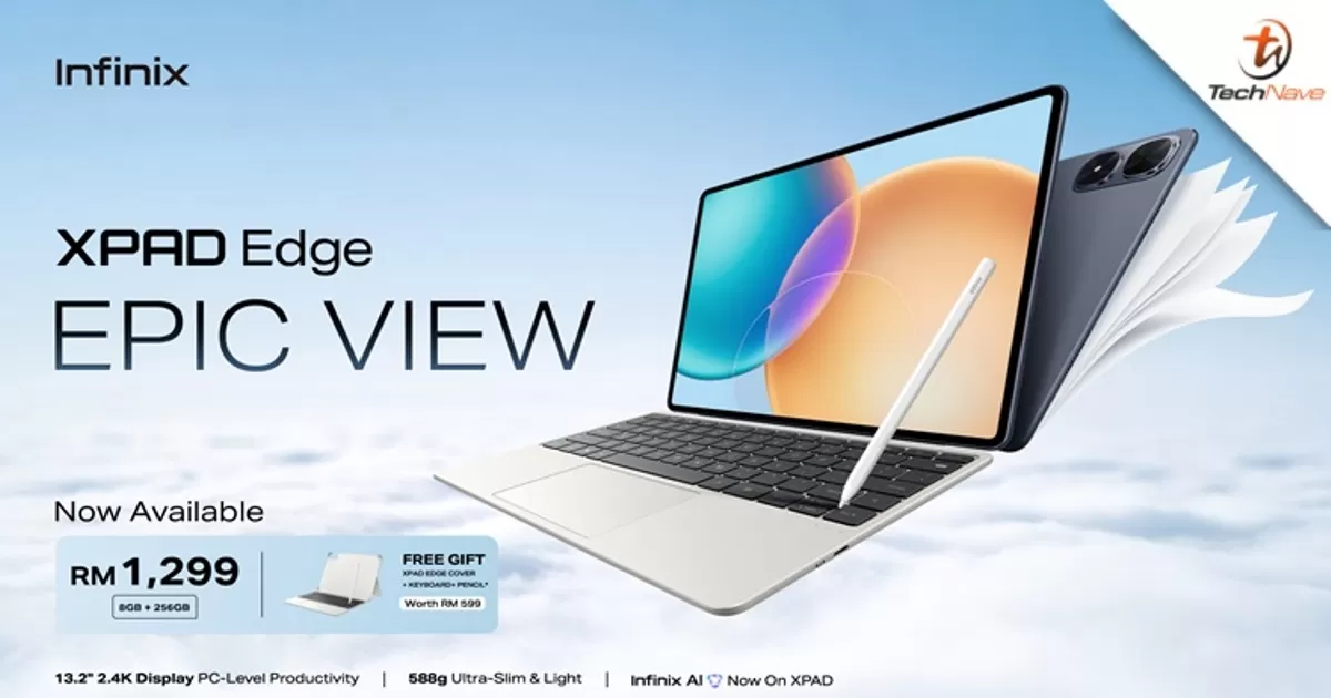 Layar Infinix XPAD Edge 13.2 Inci dengan Rasio 3:2 yang Ideal untuk Produktivitas