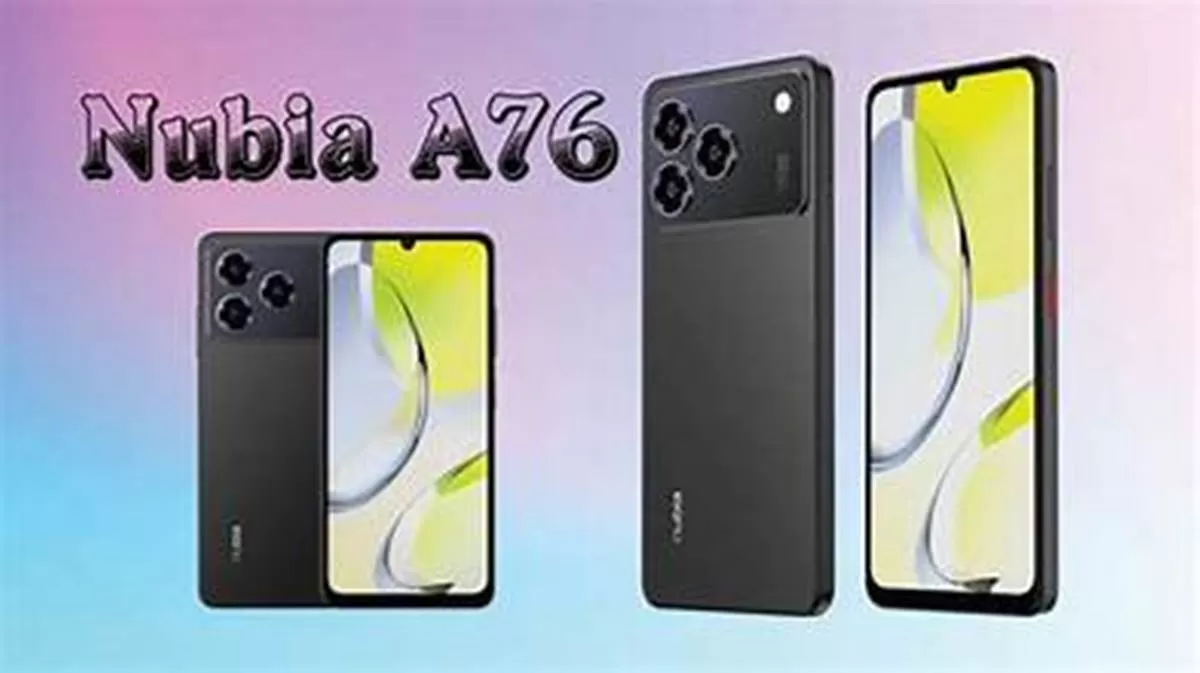  Nubia A76 5G Memiliki Sertifikasi IP54 untuk Ketahanan Dasar.