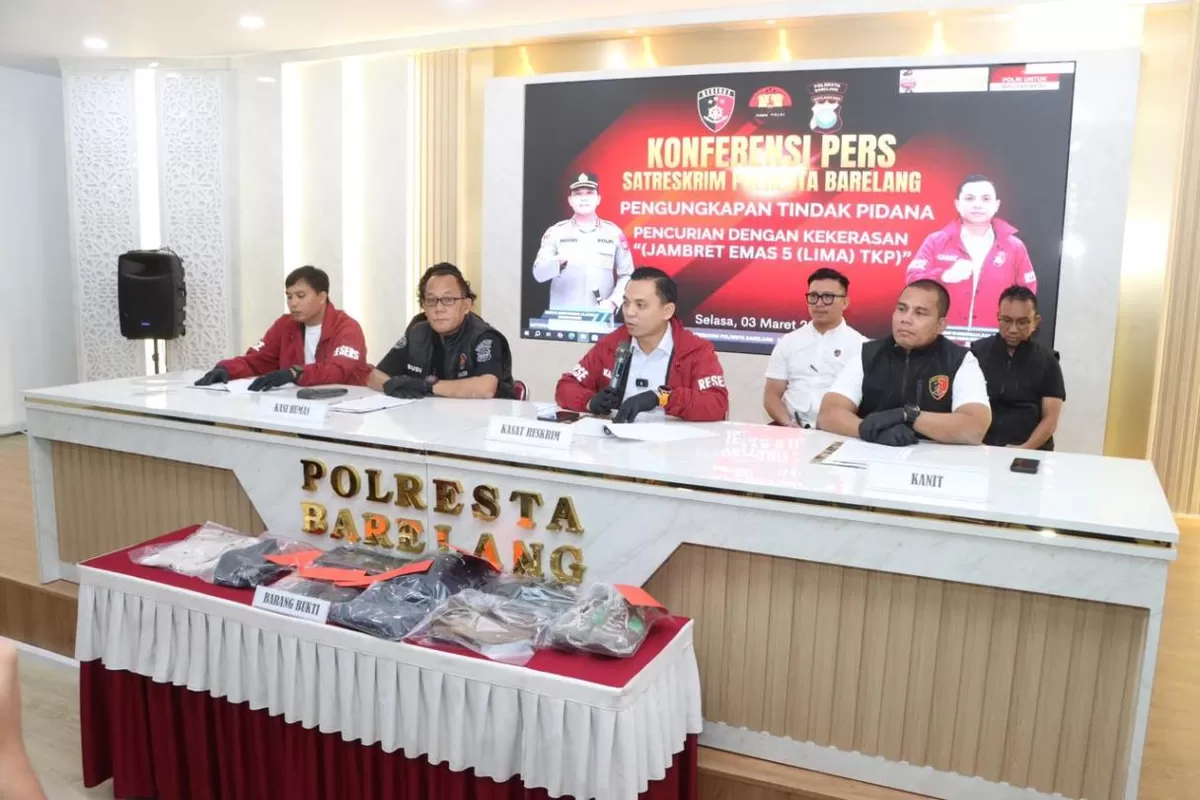 Pelaku Jambret Spesialis Perhiasan di Bengkong Diamankan Satreskrim Polresta Barelang