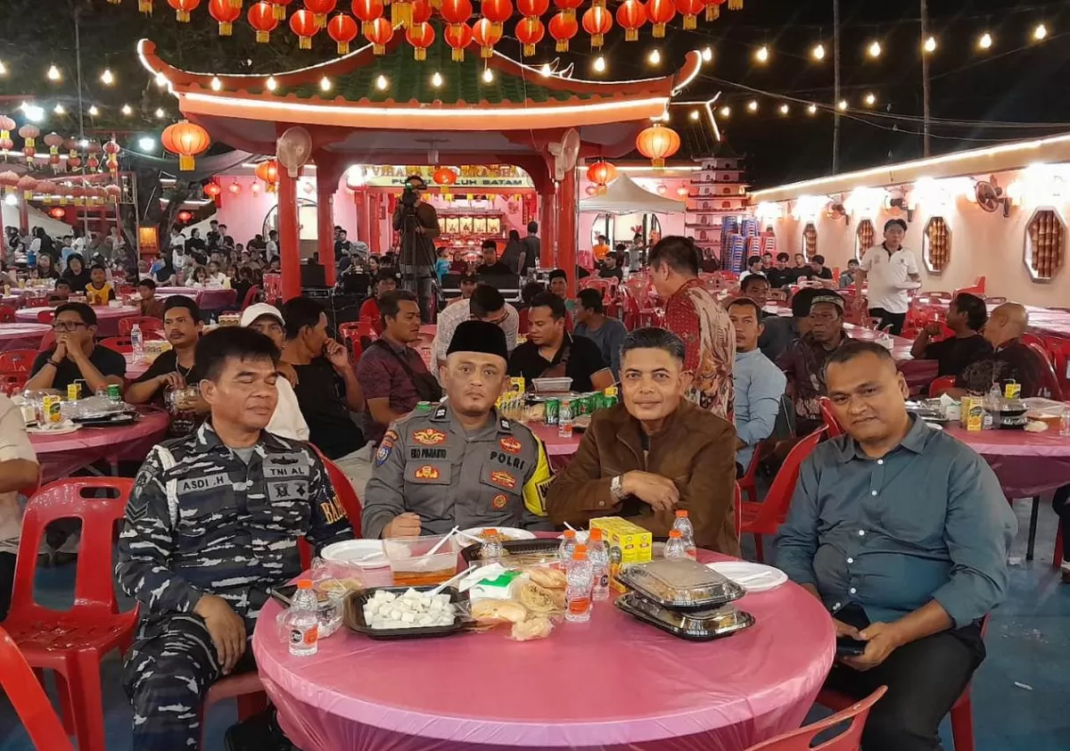 Pengamanan Perayaan Cap Go Meh Hari Kedua di Vihara Samudra Bhakti Pulau Buluh Berjalan Aman dan Kondusif