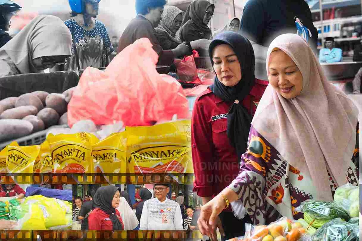 Disdagin Tanjungpinang menggelar Operasi Pasar Murah menjelang Hari Raya Indul Fitri. (Foto:Diskominfo Tanjungpinang)